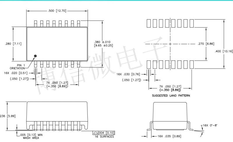 Description Picture 2 of item10pcs/lot H1102NL Network Port Transformer LAN Discrete Transformer Module Original SOP-16