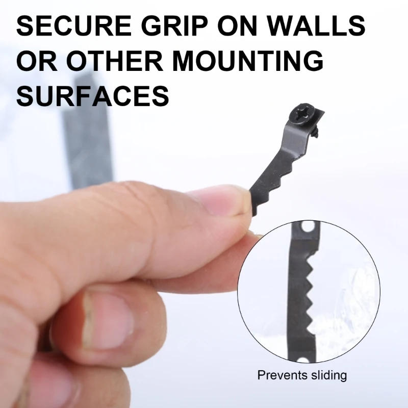 Description Picture 5 of item60Pcs Picture Hangers with Screws Picture Hang Solution Photo Frames Hanging Hangers Hardware Easily to Install