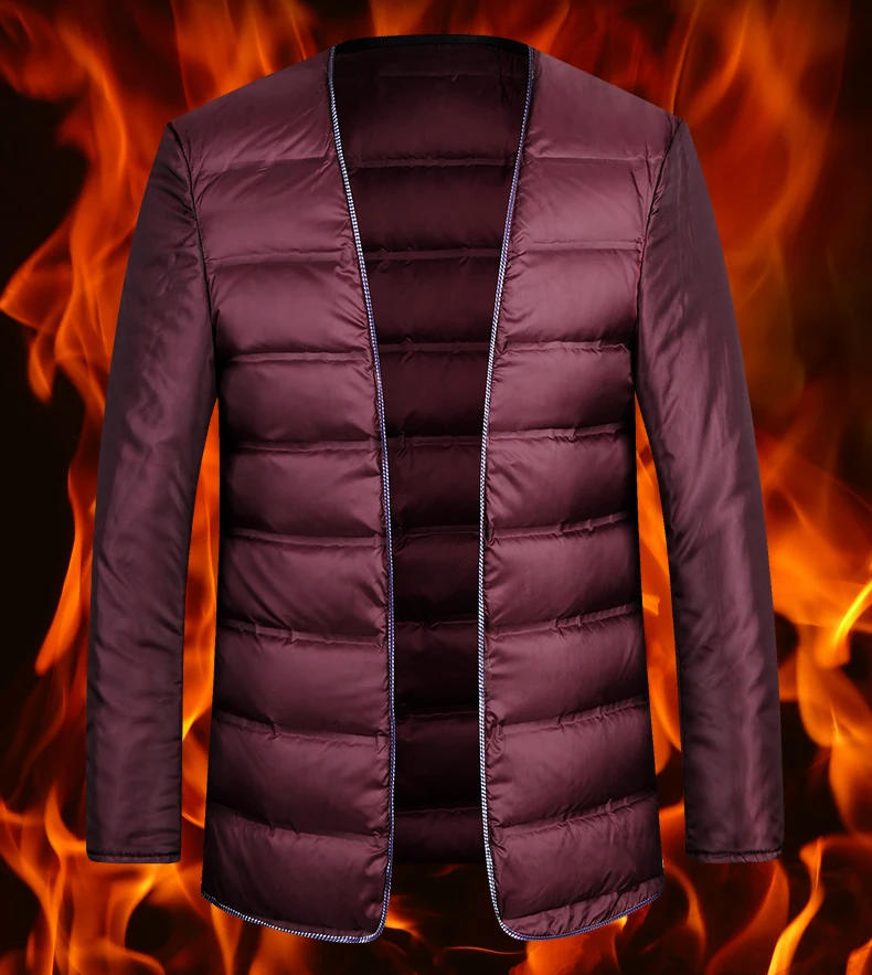 Description Picture 4 of itemNew Men's Fashion Business Korean Elegant Gentleman British Style Plus Fleece Slim Casual Wool Wool Medium Long Trench Coat
