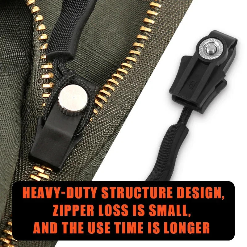 Description Picture 4 of item24/6PCS Instant Zipper Puller Universal Instant Fix Zipper Repair Kit Zip New Design Zippers Head Sewing Tools