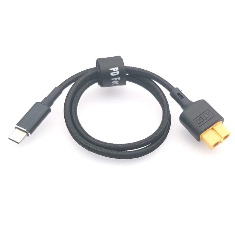 Description Picture 6 of itemXT60 Type-C Adapter USB C Male to XT60 Charging Connector Cable Converter PD2.0 100W 20V 5A Aircraft Model Power Line 50CM/100CM
