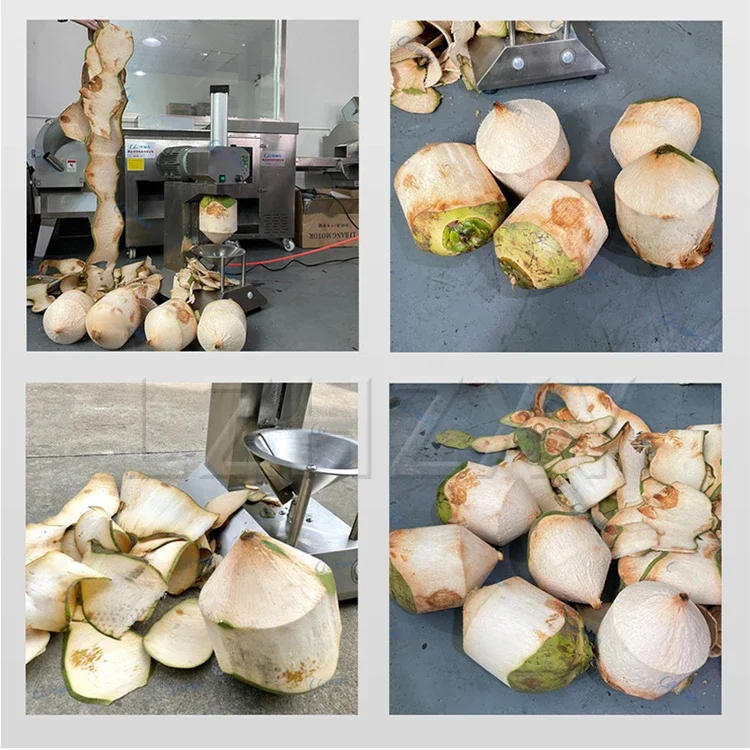 Description Picture 5 of itemElectric Green Coconut Automatic Machinecocos Husk Remove Grater Peeler Dehusk Scraper Open Opener Cutter Cut Peel Machine