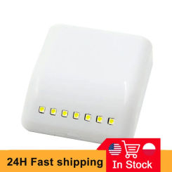 Under Cabinet Light 7 LED Wireless Motion Automatic Sensor Wardrobe Light Cupboard Closet Inner Hinge Lamp No Include Batteries
