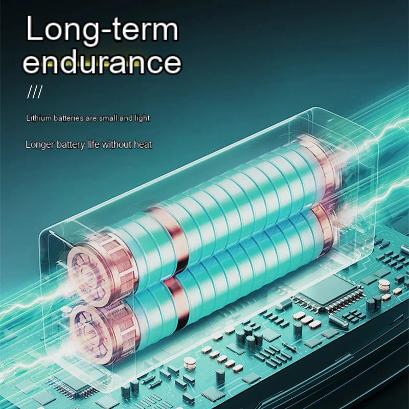 Description Picture 4 of item2024 New Mini Portable Hanging Neck Fan Rechargeable Bladeless Turbo Ultra Quiet Student Hand Held Fan Outdoor Sports Travel