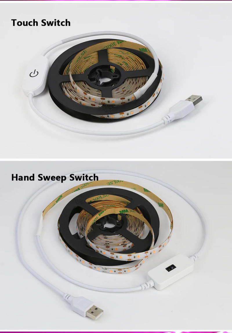 Description Picture 3 of item3M USB Plant Light Grow Touch LED Strip Full Spectrum Greenhouse Hydroponic Phytolamp Waterproof Plants Growing Lighting