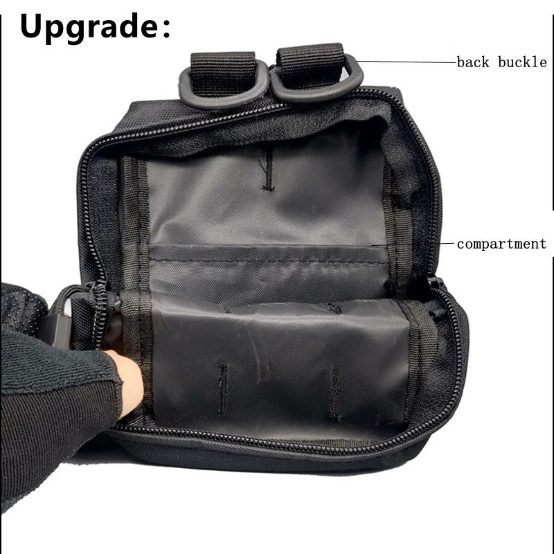 Description Picture 6 of itemMolle Pouches Tactical EDC Waist Bag 600D Oxford Utility Pack for Outdoor Camping Hunting Molle Vest Backpack Attachment