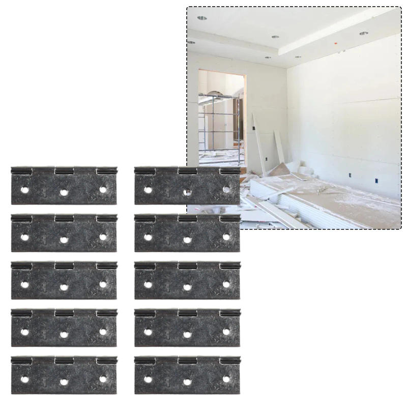 Description Picture 4 of item10 PCS  Door Hinge Stainless Steel Flat Hinges Window Cabinet Hinges Door Connector Bookcase Wooden Box Furniture Hardware