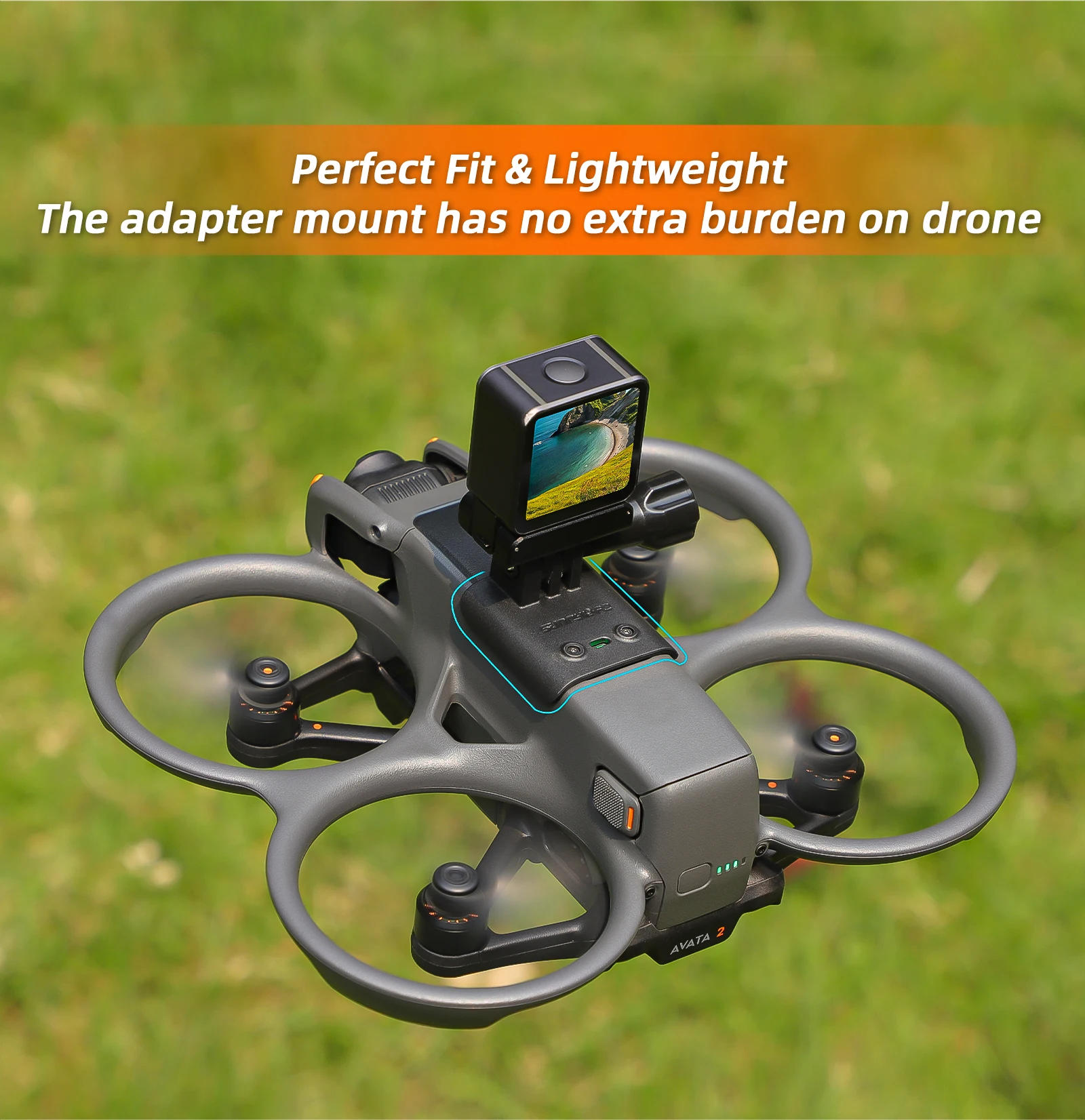 Description Picture 6 of itemExtension Bracket For GoPro 11/12  Insta360 X3/ X4 Action Camera Mount Fixing Adapter Holder For DJI Avata 2 Drone Accessories