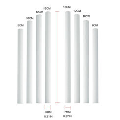 K92B 50 Pcs Humidifier Filter Cotton Swab Core USB Air Ultrasonic Humidifier Aroma Diffuser Replacement Cotton Sponge Stick
