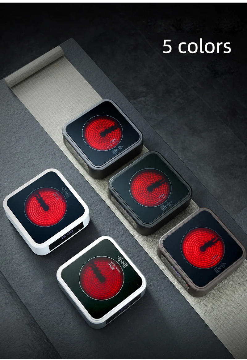 Description Picture 6 of item1500W Electric Ceramic Stove Smart Heater Stove Tea Stove Electric Hot Plate Heating Furnace Mini Tea Maker Water Boiler 220V