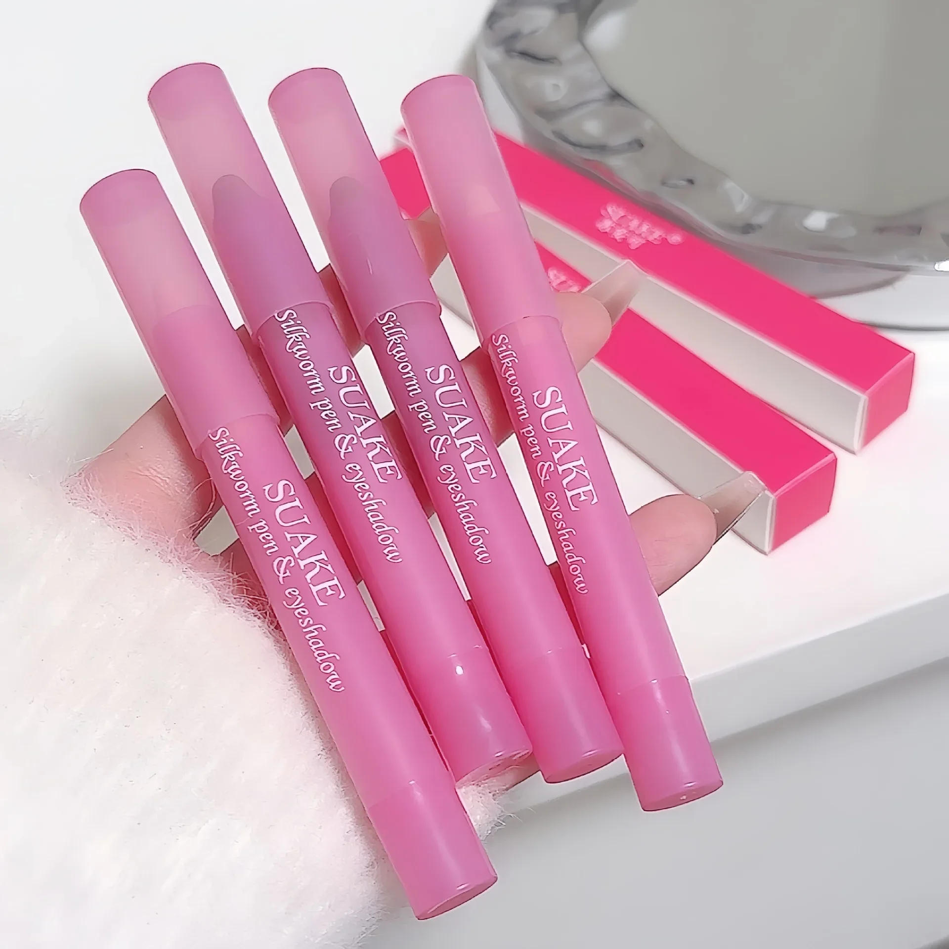 Description Picture 5 of itemMatte Lying Silkworm Pen Highlighter Contouring Stick Face Outline Shadow Bronzer Concealer Cream 3D Brightening Korea Cosmetic