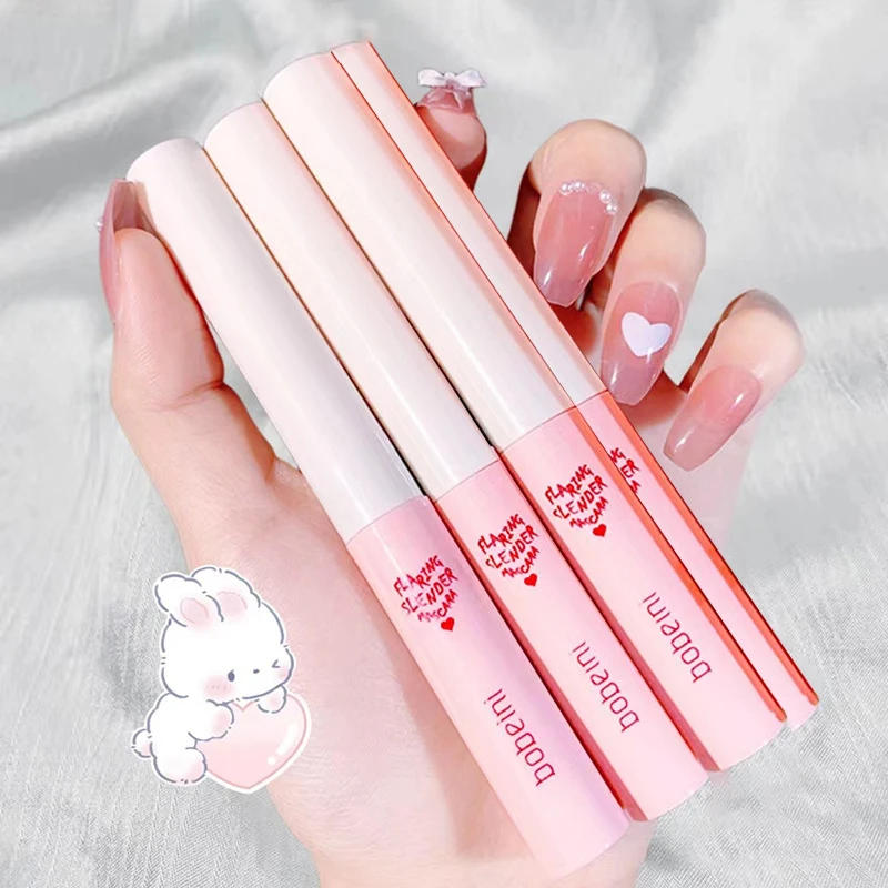 Description Picture 2 of itemUltra-Fine Brush Mascara Makeup Silk Fiber Lengthens Eyelashes Waterproof Fast Dry Matte Brown Black Curling Mascara Comestics