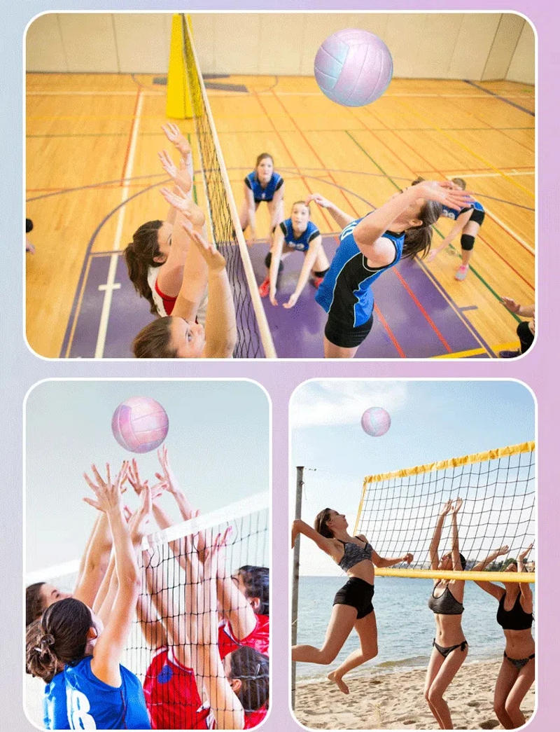 Description Picture 5 of itemSize 5 Beach Volleyball for Children Color Grader Sewing PVC Competition Training Indoor and Outdoor Thickening Ball