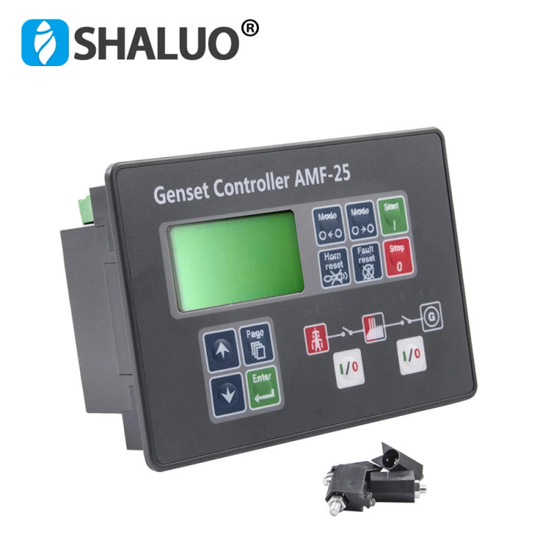 Description Picture 4 of itemFactory Supply AMF25 AMF20 Diesel Generator Controller Auto Start Genset Control Module LCD Display Compatible With Original