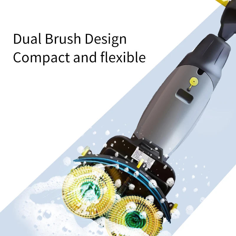 Description Picture 6 of itemHigh Cleaning Machine Floor Scrubber Industrial Sweeper Hand Walk Behind Floor Scrubber Machine