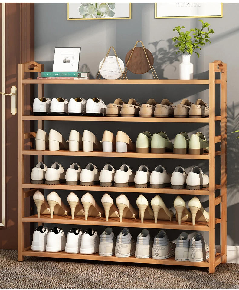 Description Picture 4 of itemNew 3/4/5 Floors Shoe Rack Home Living Room Cabinet Shoe Organizer Shelf Storage Save Space Dustproof Simple Shoes Organization