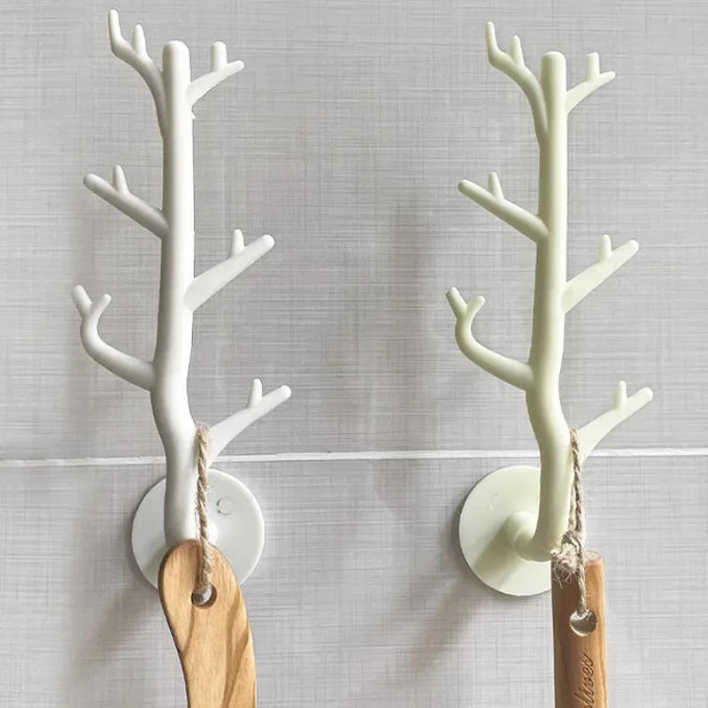 Description Picture 2 of itemTree Branch Hook Wall Decor Key Holder Organizer Storage Sticky Hooks Coat Rack Hanger Home Decorative Hooks Home Storage N