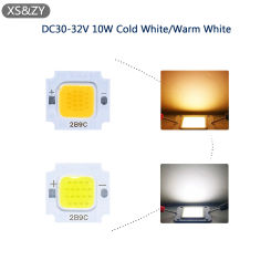5pcs High Power 300mA LED COB Chips 10W DC 30-32V Light Beads SMD DIY For LED Bulb Floodlight Spotlight  Portable Work Lights