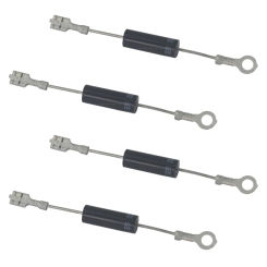 4 PCS Universal Microwave Oven Diode Black Metal Accessories Kitchen Tool