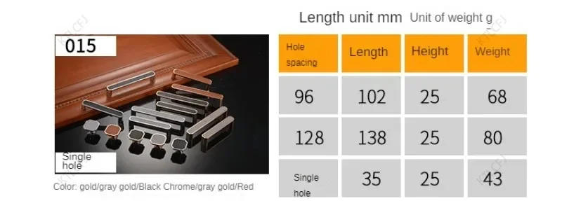 Description Picture 5 of itemHigh Grade Leather Drawer Handles Zinc Alloy Bedside Cabinets Handles Wardrobe Drawers Sliding Door Handles