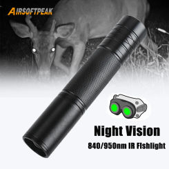 850nm/940nm LED Infrared Flashlight Zoomable IR Illuminator Hunting Night Vision Torch Linterna Tactical Weapon Gun Lights