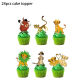 24pcs cake topper