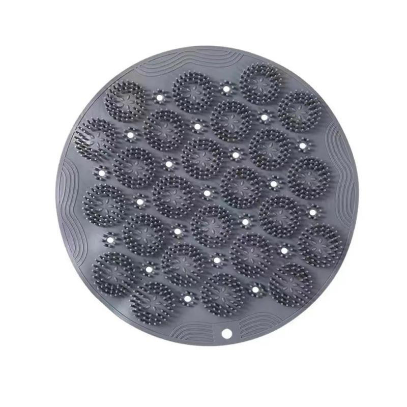 Description Picture 2 of itemLazy Bath Massage Foot Pad Wall Mounted Suction Cup Back Massage Scrubber Mat Exfoliating Strong Suction Non-Slip