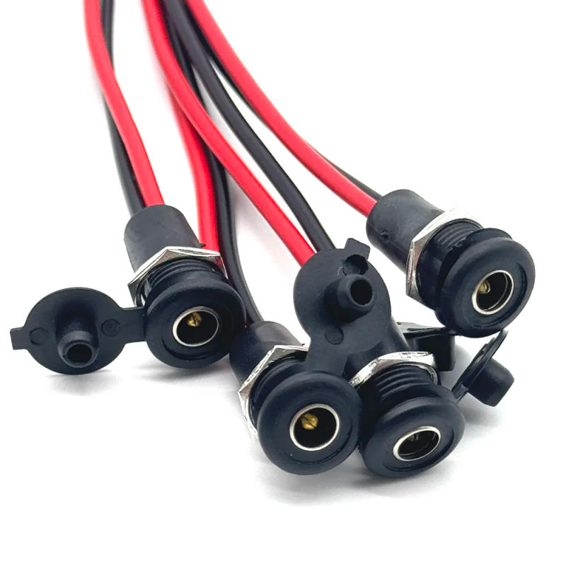 Description Picture 3 of item1/3PCS DC 5.5*2.1/5.5*2.5 Power Cable Wire Connector 5521 5525 Charger high Current DC Power Plug Female Socket About 20CM