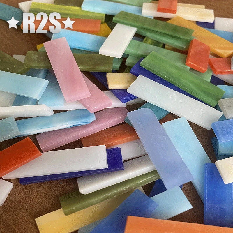 Description Picture 6 of item100g Clear Glass Mosaic Tiles Multi Color Mosaic Piece DIY Mosaic Making Stones for Craft Hobby Arts Home Wall Decoration arte