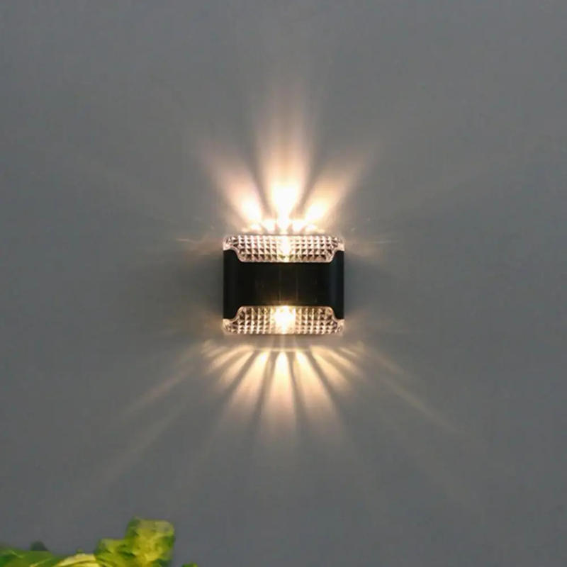 Description Picture 5 of itemWaterproof LED Solar Wall Lamp Waterproof Street Light Balcony And Lighting Luminous Porch Yard Up Down Decoration Home O9Z7