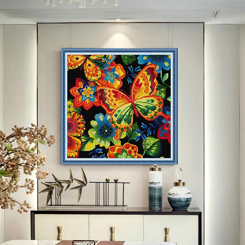 Description Picture 5 of itemJoy Sunday Butterfly Animal Cross Stitch DIY Embroidery Patterns Handicraft Craft Knitting Needlework Handmade Craft Home Decor