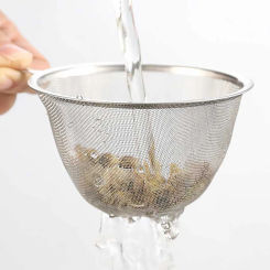 1PC 9/10cm Fine Tea Strainer Filter Stainless Steel Mesh Tea Infuser Colander Reusable Teapot Infuser With Handle Tea Cup Filter