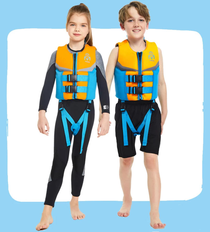 Description Picture 6 of itemKids Swim Vest, Buoyancy Jacket For Boys Girls, Float Buoyancy Swimsuit, Children Flotation Swimming Aid 50N