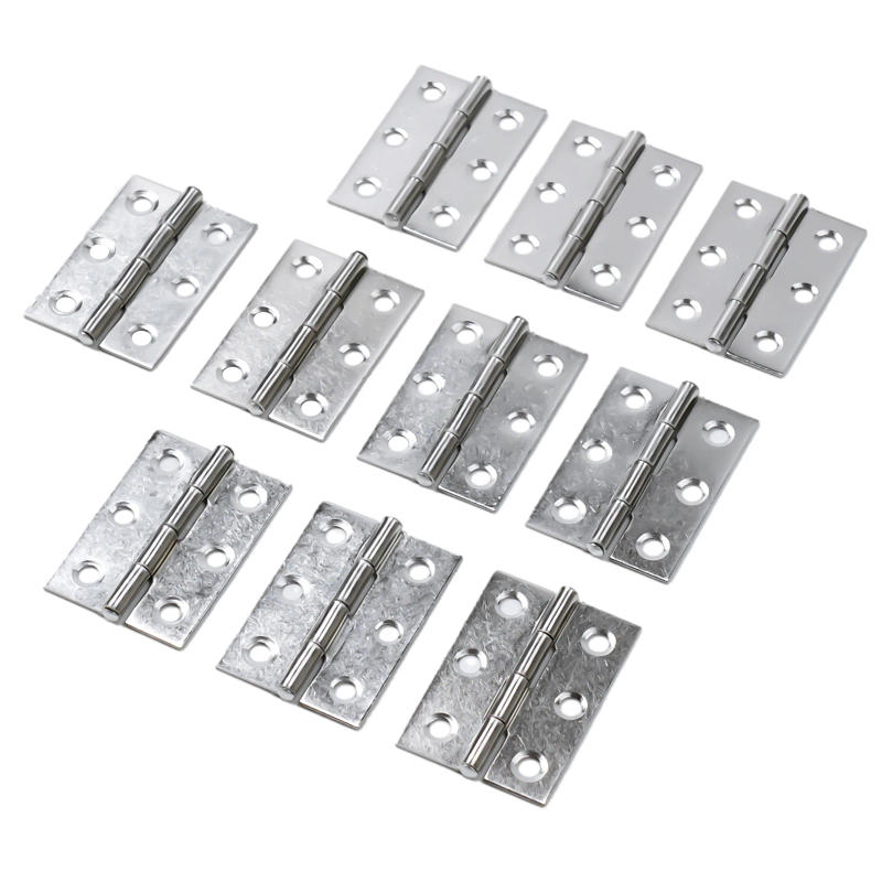 Description Picture 6 of item10pcs Hinge Stainless Steel 4 Mm Hole Door Window Picture Frame Hinges For Wooden Room Office Doors Furniture Hardware Parts