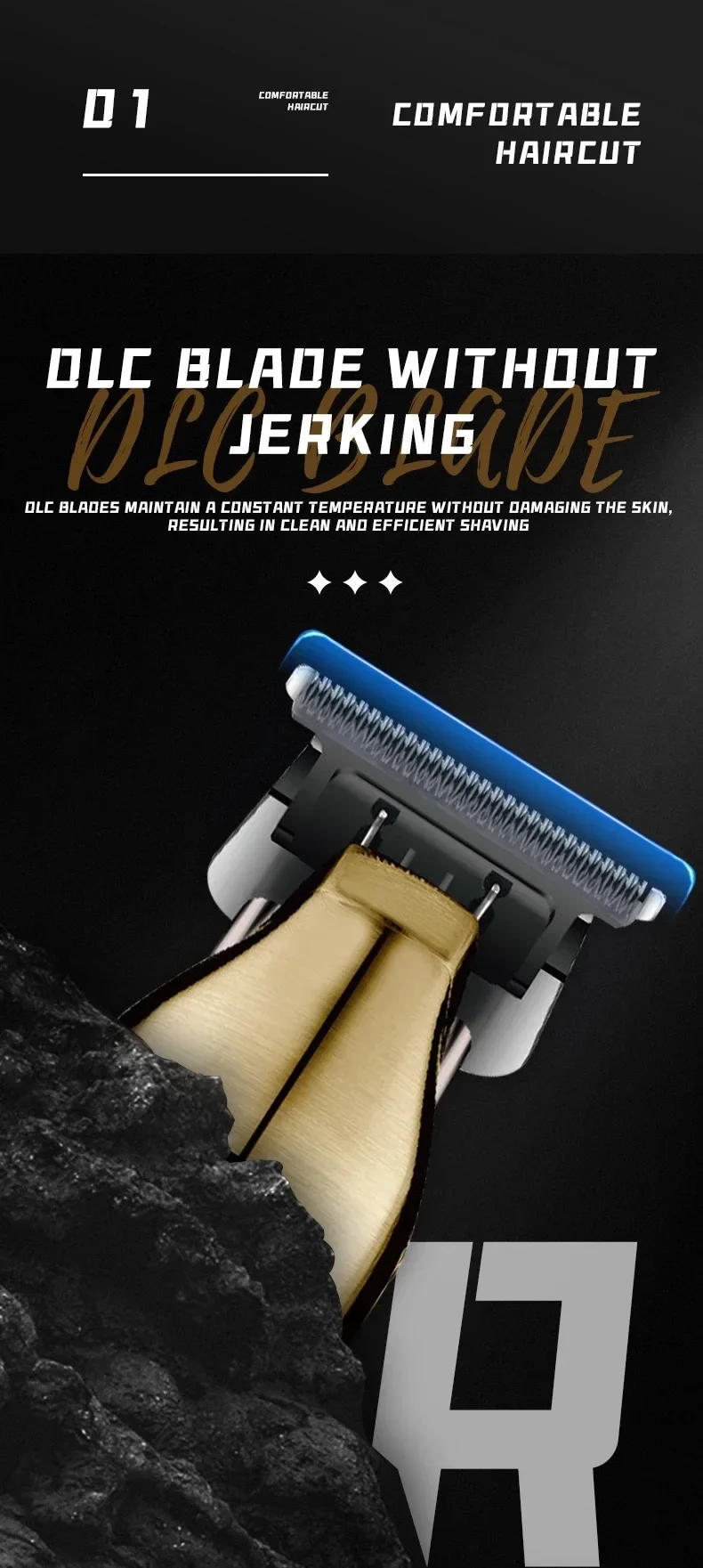 Description Picture 4 of itemKemei Barber Professional Hair Clipper Men Rechargeable Hair Trimmer Beard Cordless Electric Hair Cutting Machine Rechargeable