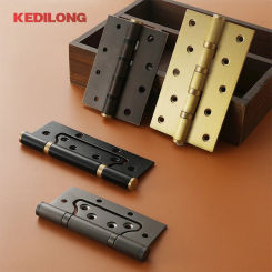 KEDLO 5.25-inch brass hinges for indoor bedroom doors, 6.5-inch household swing hinges
