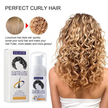 30ml Hair Curl Mousse Natural Curl Boost Sculpting Hair Bounce Cream For Female Repair Curling Essence Hair Care Elasting W9a4
