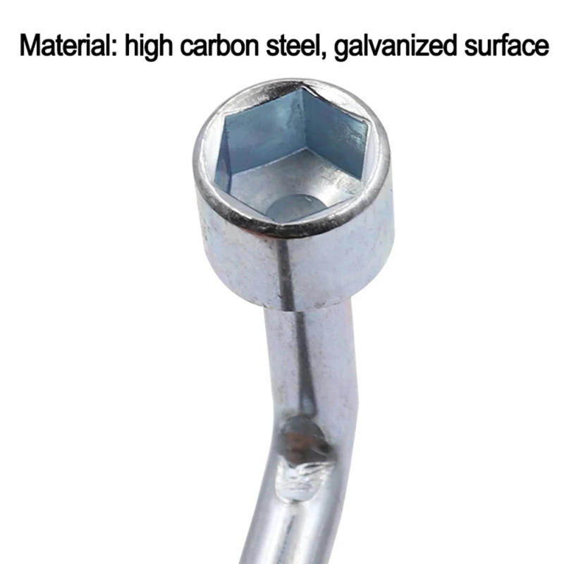 Description Picture 6 of item1PC L-Shaped Socket Wrench Hexagonal Wrench Multi Triangle Wrench Key Plumber Key 7/8/10/12/13/14mm DIY Hand Tools