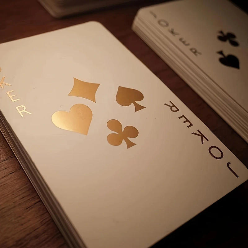 Description Picture 3 of itemPoker cute limited edition luminous playing cards good-looking white rose party dormitory must-have girly heart party toys