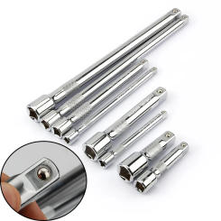 Socket ratchet wrench extension bar 1/4" 3/8" 1/2" crv 50/75/100/125/150/250mm long bar