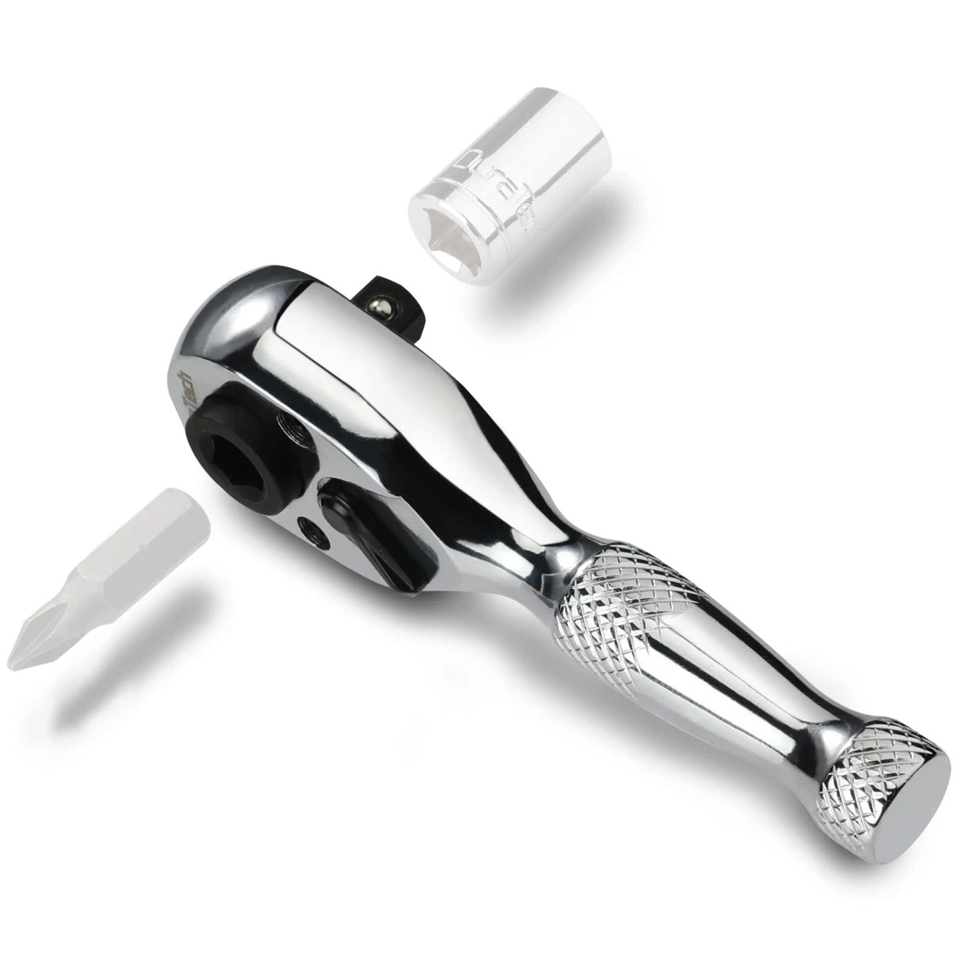 Description Picture 2 of itemSenNan 1/4" Drive Stubby Ratchet Mini Quick Release Square Head Spanner Two-way Ratchet Socket Wrench 72Tooth Portable Hand Tool