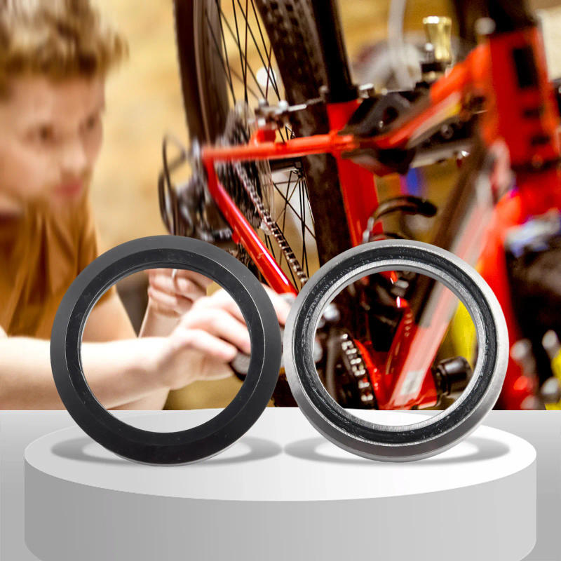 Description Picture 5 of itemPractical Headset Bearing Bearing+steel P22 - 34.1 X 46.9 X 7mm Silver 30.5 X 41.8 X 8 MM 45°angle For Road Headset Bearing