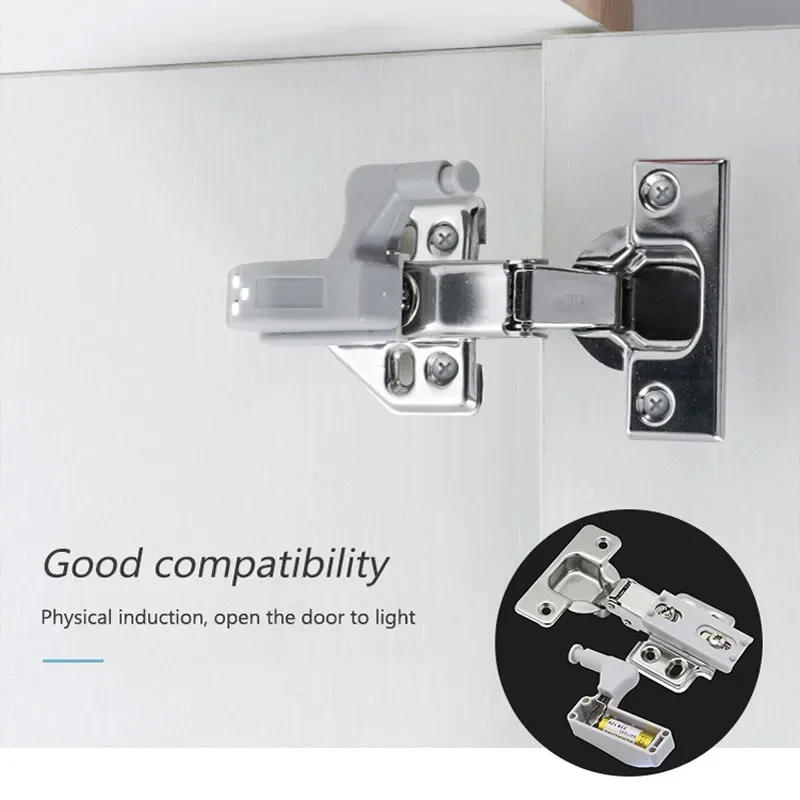 Description Picture 6 of item1pcs LED Inner Hinge lamp Under Cabinet Light Universal Wardrobe Light Sensor Led Armario For Cupboard Closet Kitchen Bedroom