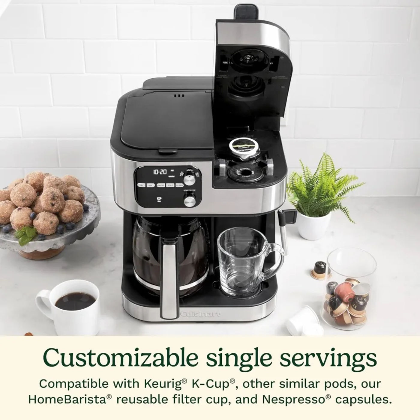 Description Picture 6 of itemCoffeemaker, Coffee Center Barista Bar 4-In-1 Coffee Machine, Single-Serve Coffee