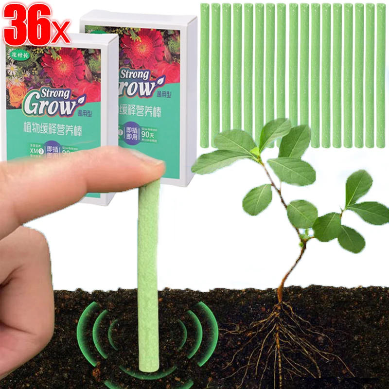 Description Picture 4 of item36x Plant Nutrition Bars Nitrogen Phosphorus Potassium for Healthy Growth of Plant Fruit Vegetables Flowers Compound Fertilizer