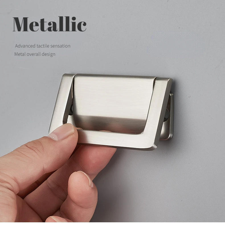 Description Picture 6 of itemModern Minimalist North American Style Handle Cabinet Wardrobe Door Pull Zinc Alloy Furniture Small Handle