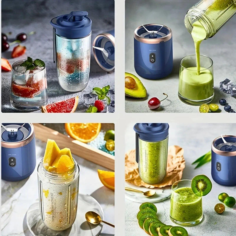 Description Picture 6 of itemPortable Blender Bottle Electric 6 Blades Multifunction Juice Blender Fresh Juice Smoothie Blender Ice CrushCup Food Processor
