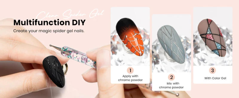 Description Picture 2 of itemCHUNSHU 5ML Black White Nail Painting Gel Semi-solid UV LED 4 in 1 Nail Art Drawing Gel Professional Stamping Gel Long Lasting