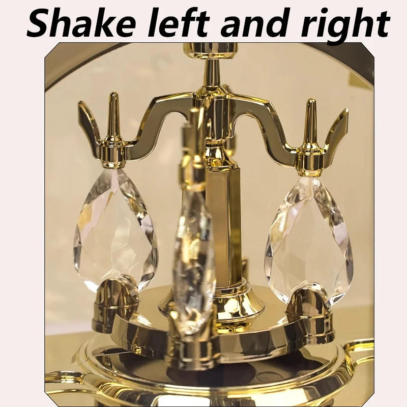 Description Picture 5 of itemLuxury Modern Desk Silent Living Room Desk Unique Creative Table Clocks Decor Home Accessories Table Clocks Interior Design