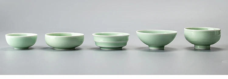 Description Picture 4 of itemChinese Tea Cup Porcelain Celadon Fish Teacup Set Teapot Drinkware Ceramic China Kung Fu Tea Set Ceramic cup Chinese gift